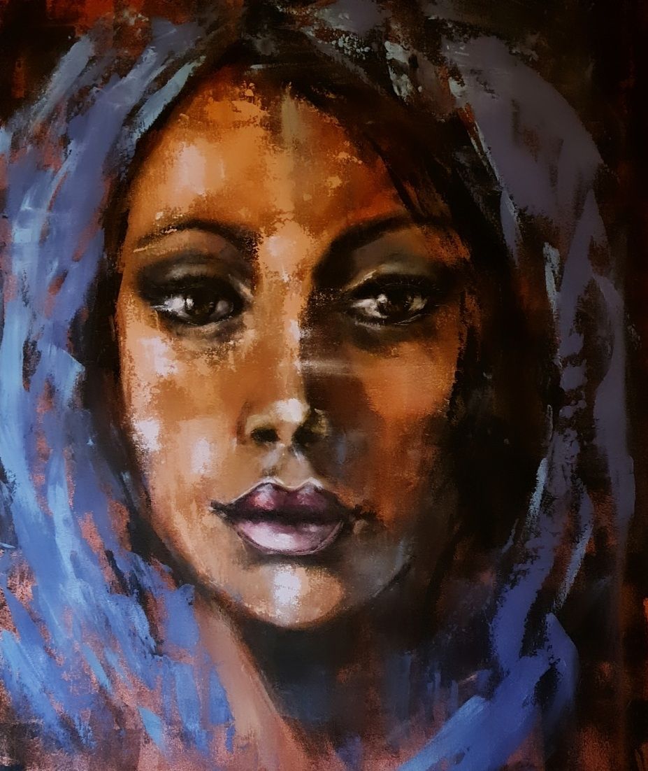 ArteDiAlina.com painting: Blue Valentine